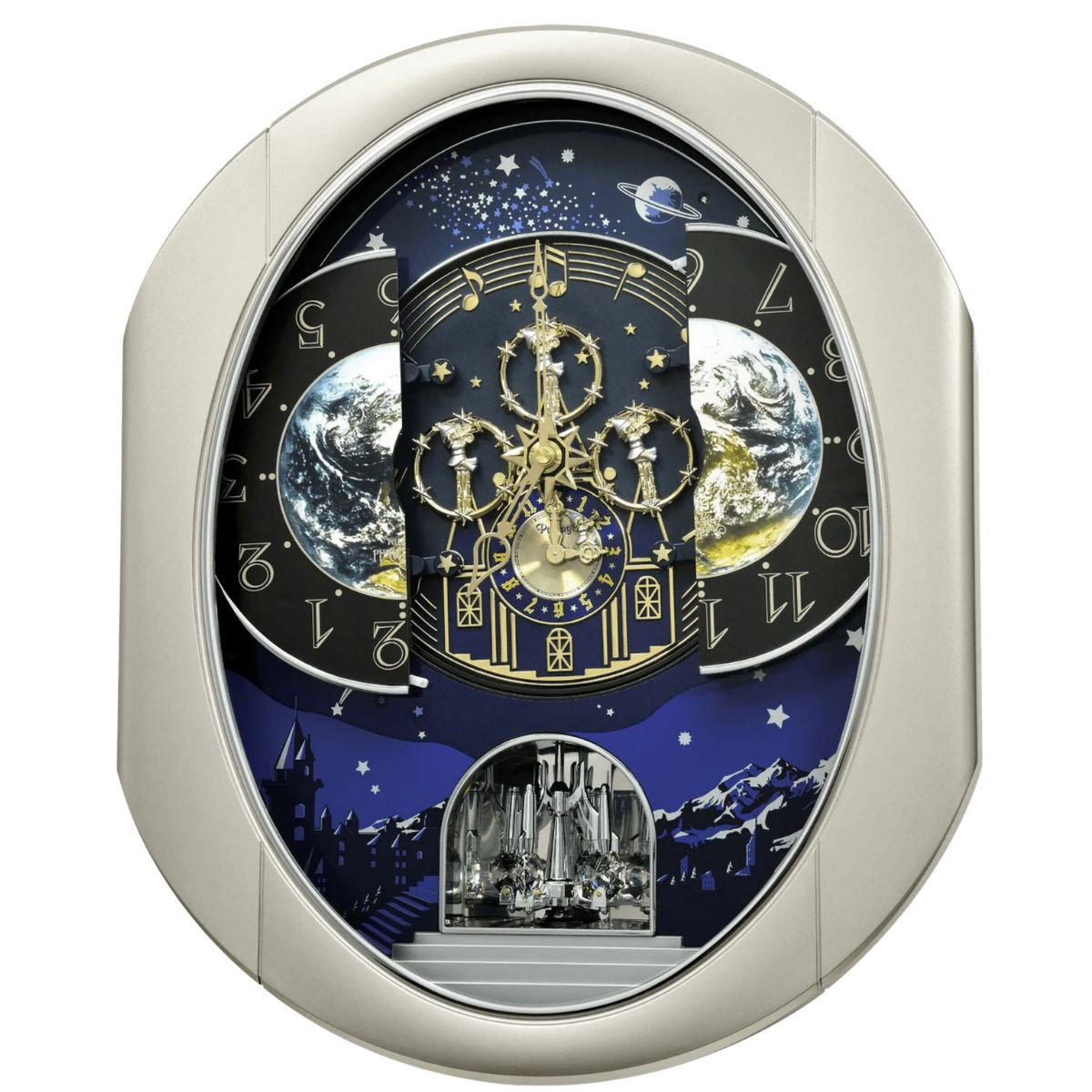 Peaceful Cosmos II Clock