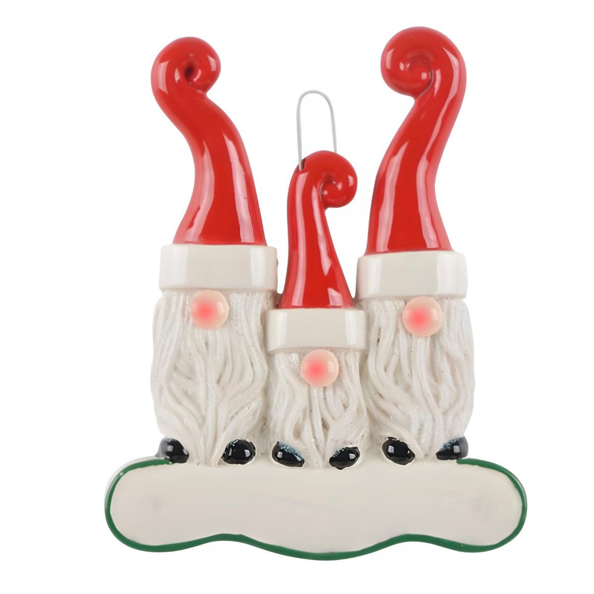Bearded Gnomes Family of 3 Ornament