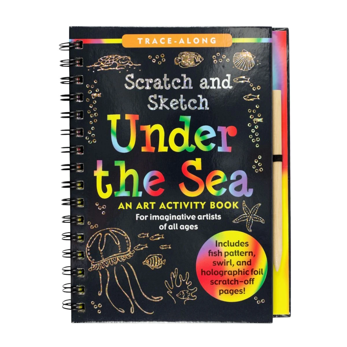 Under the Sea Scratch & Sketch Art Activity Book