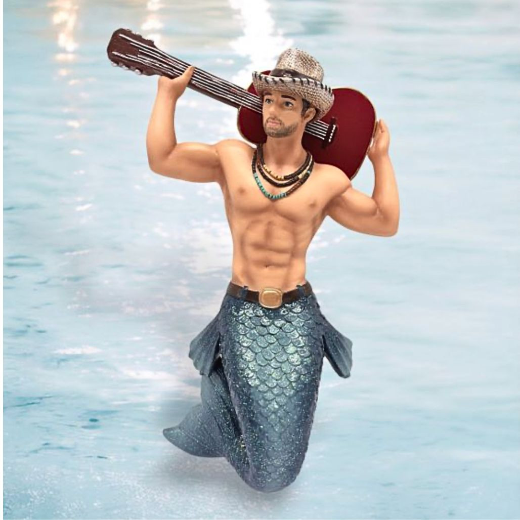 Guitar Man Merman Ornament