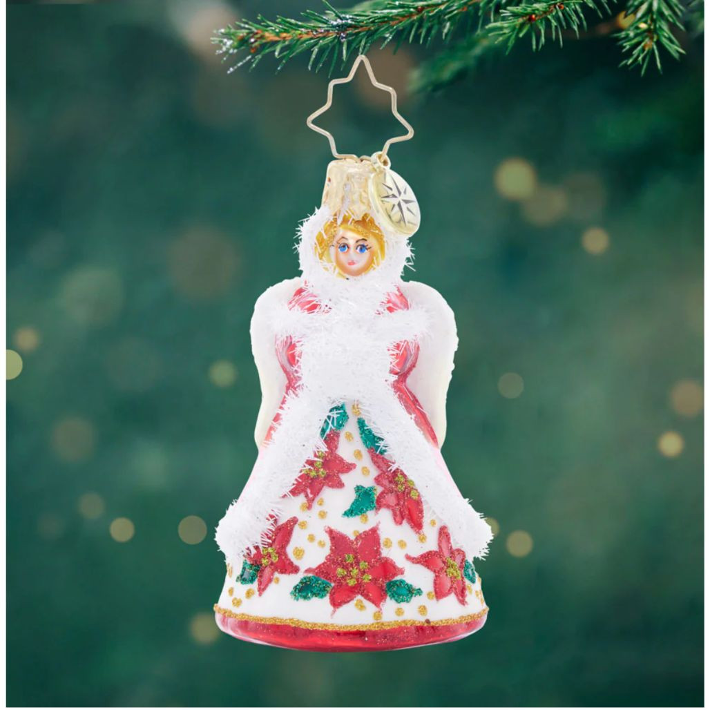 Holiday Joy Angel Gem Ornament