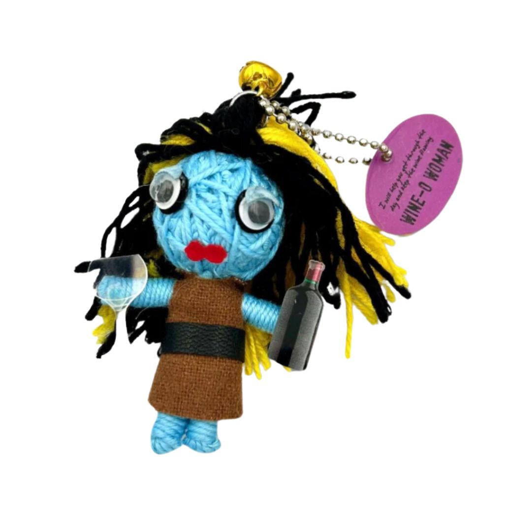 Voodoo Doll - Wine-O Woman Charm