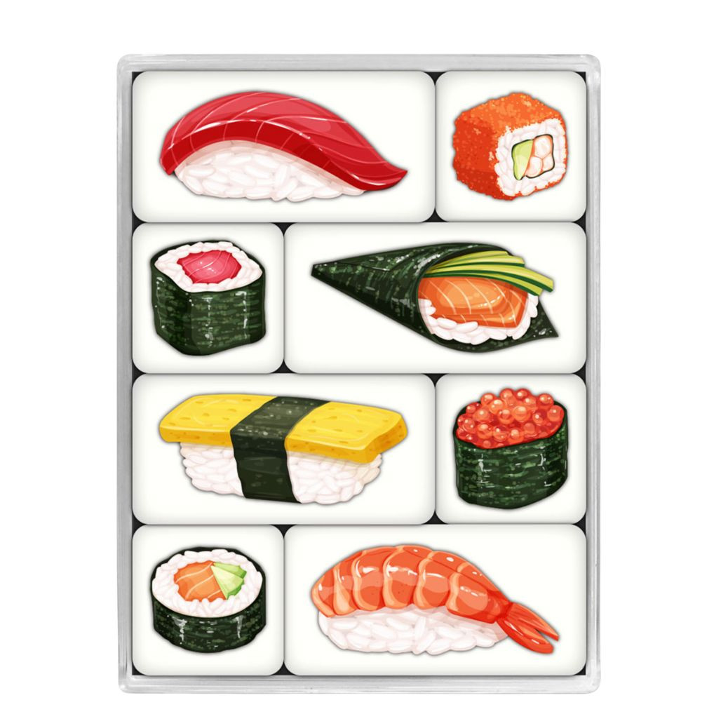 Sushi Platter Mini Magnet Set