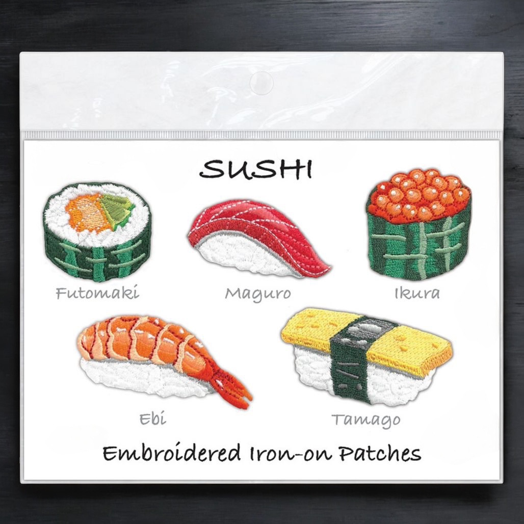 Sushi Platter Embroider Patch