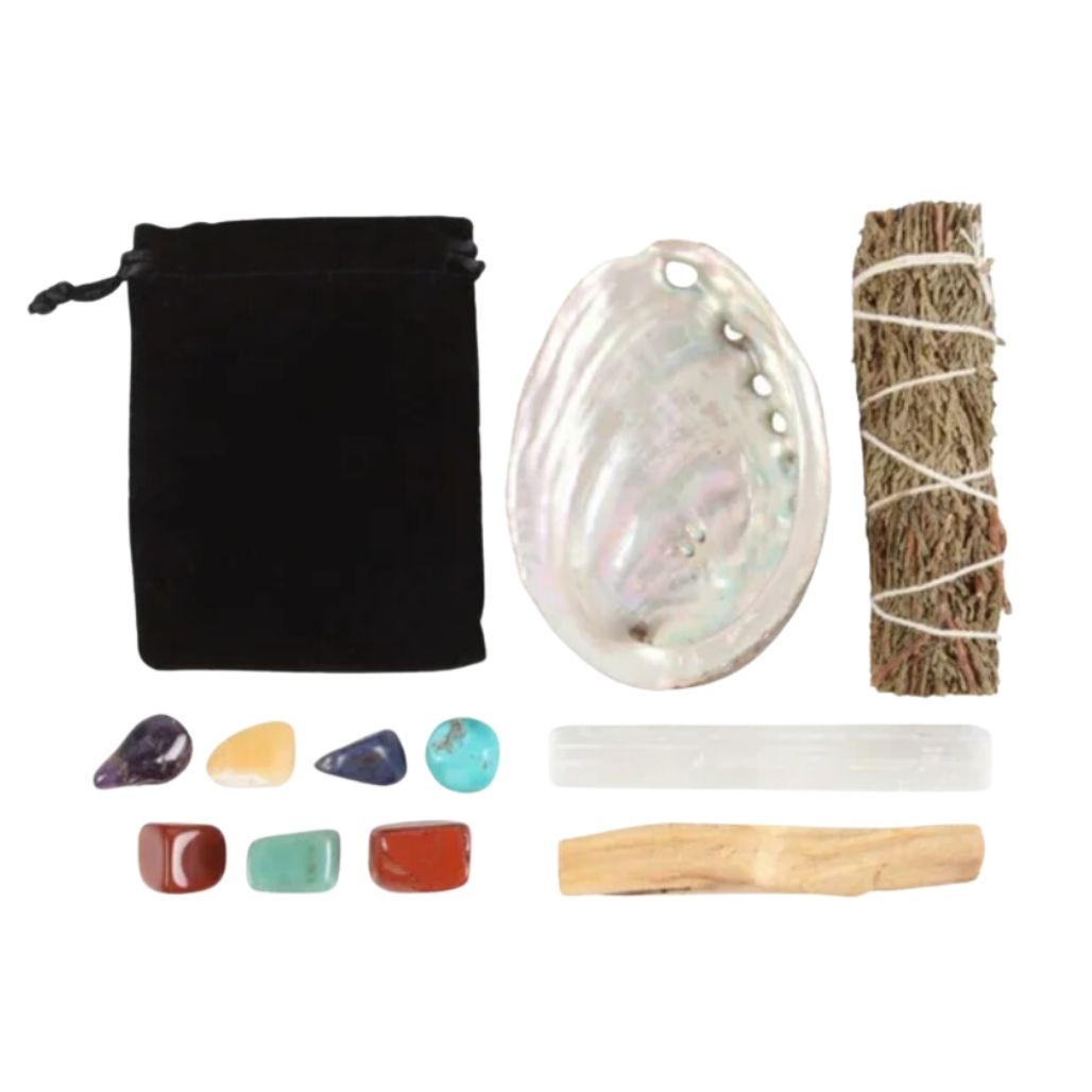 Divine Energy Smudge & Stone Wellness Kit
