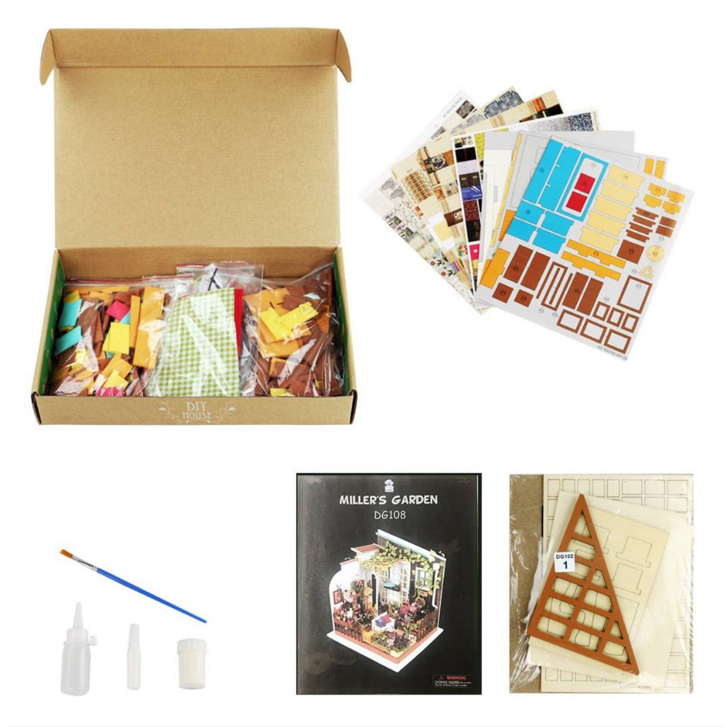 Miller's Garden DIY Mini Dollhouse Kit