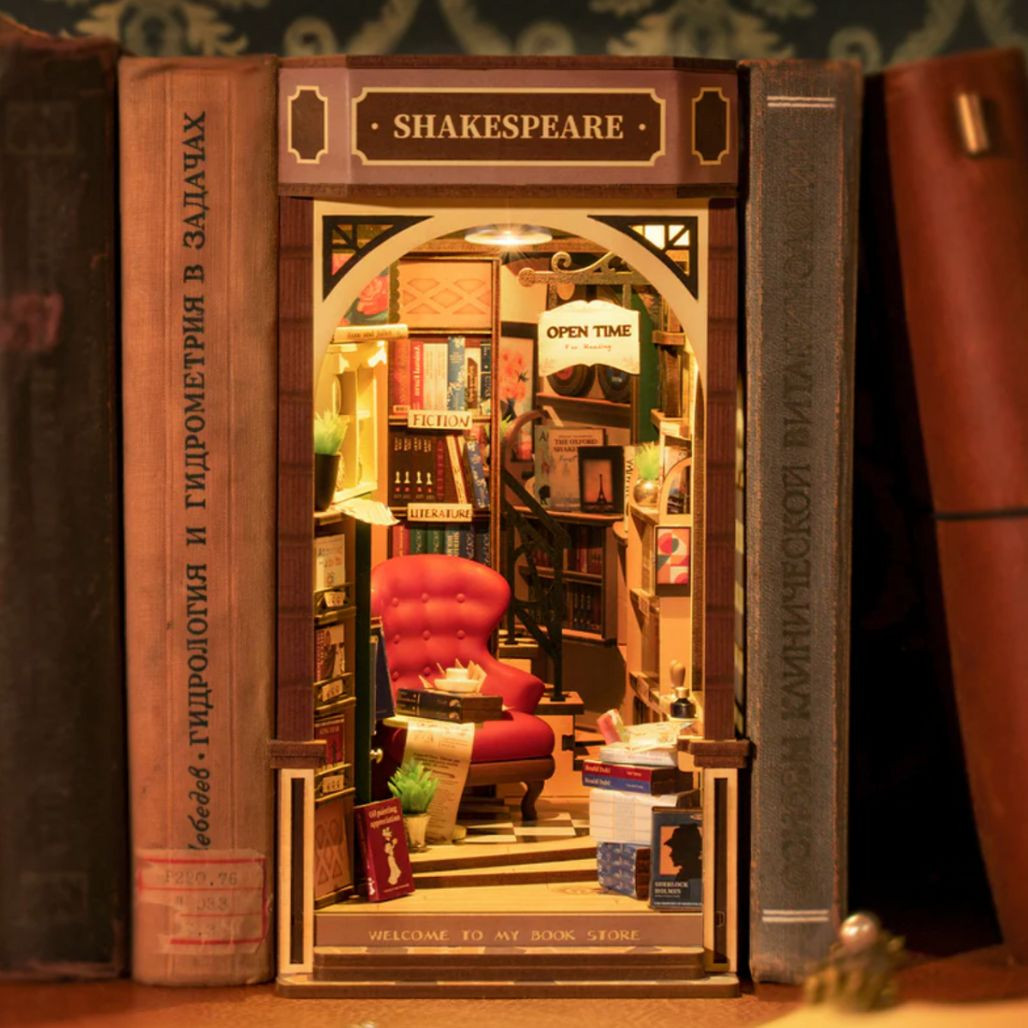 Mini Bookend - Bookstore Mini House Kit