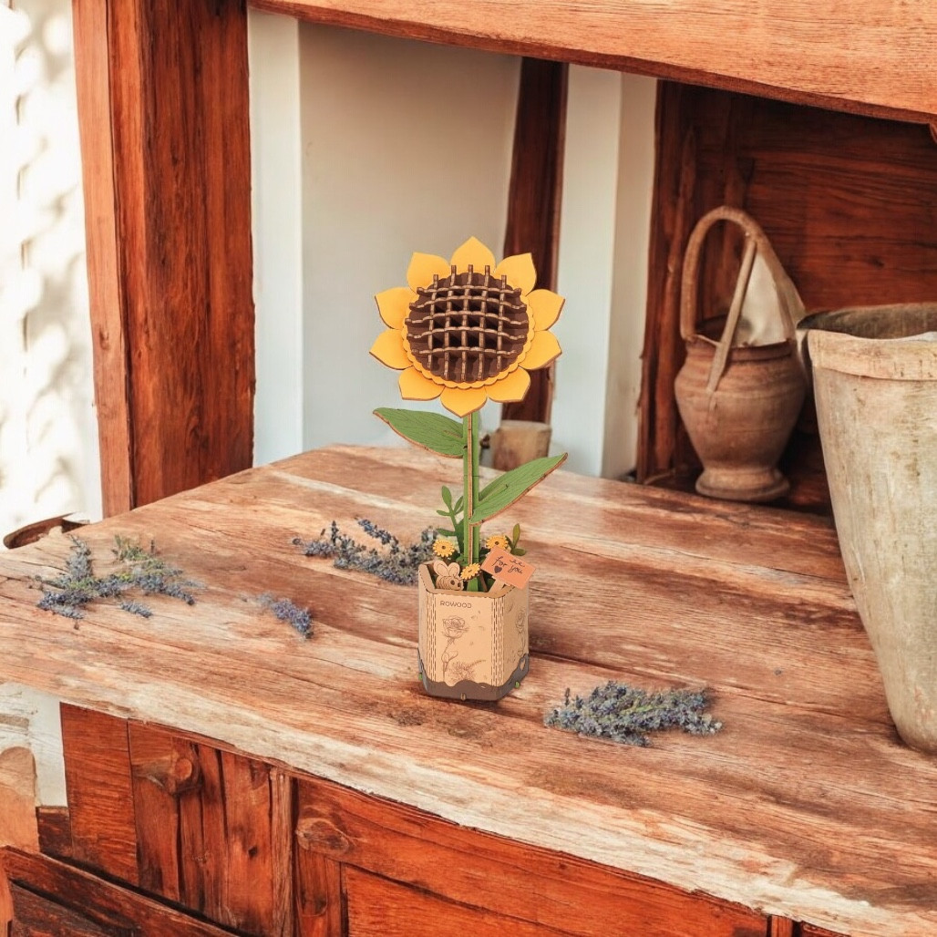 DIY Wooden Sunflower Craft Kit