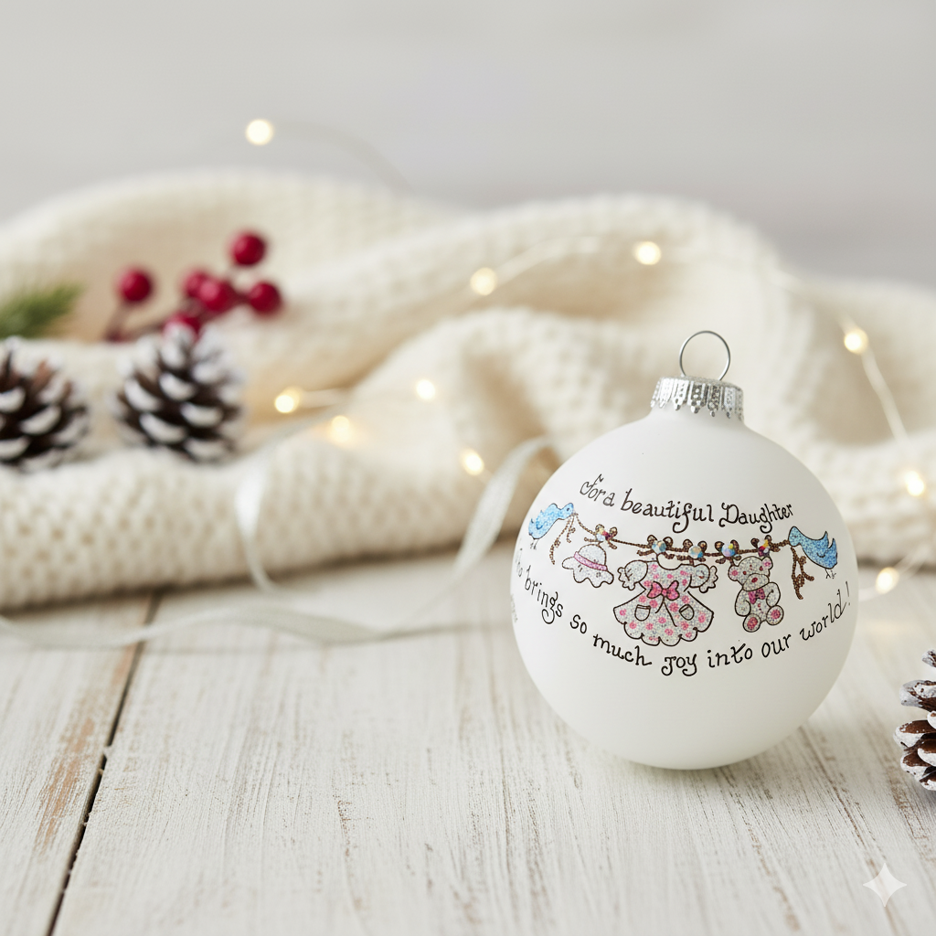 Heart Gifts by Teresa - For a Beautiful Daughter Ornament