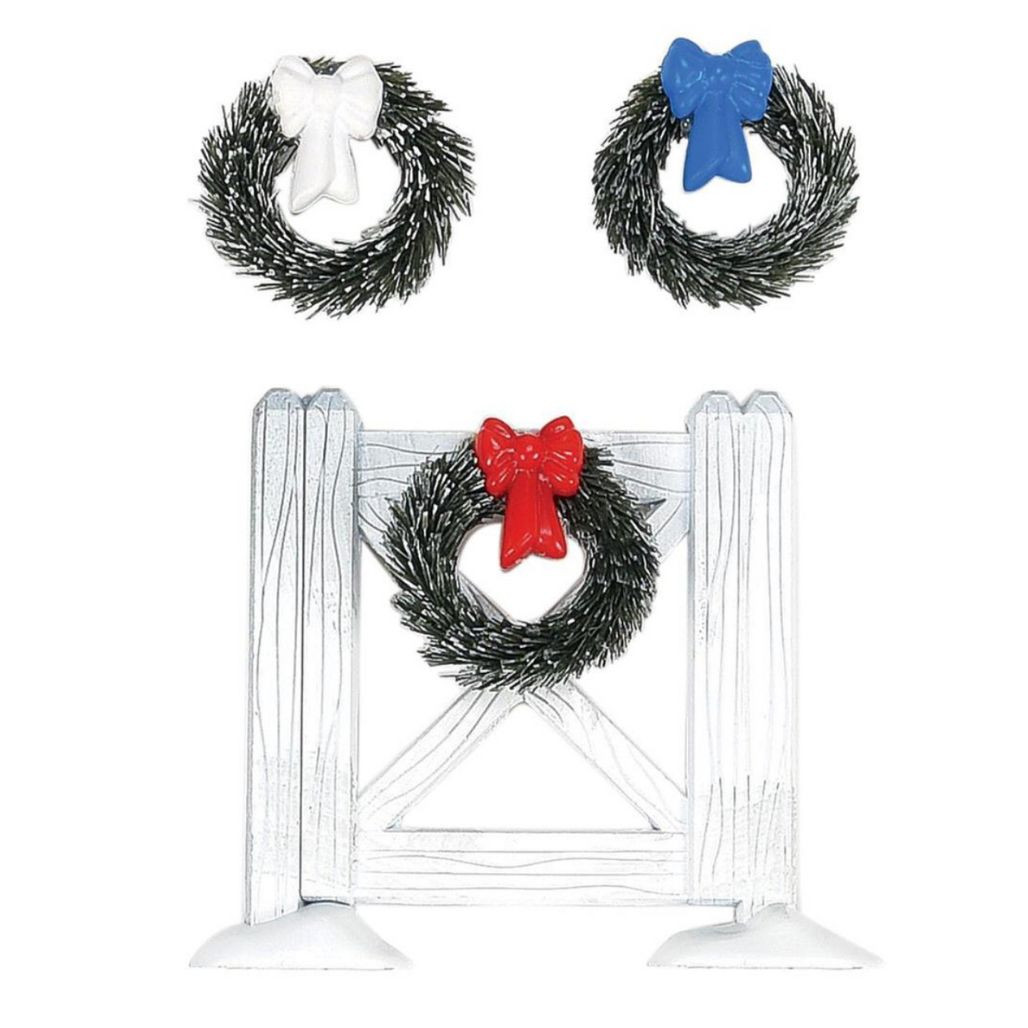 Department 56 - White Crossbuck Fence Set of 5