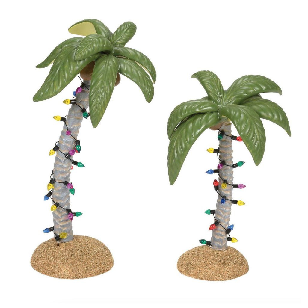 Department 56 - Christmas Palms Set of 2
