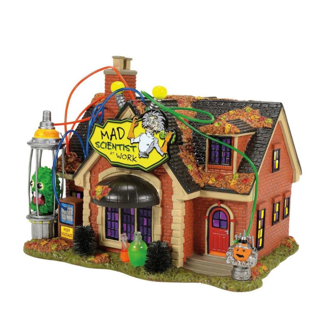 Department 56 - Snow Village Halloween - Mad Scientist Place