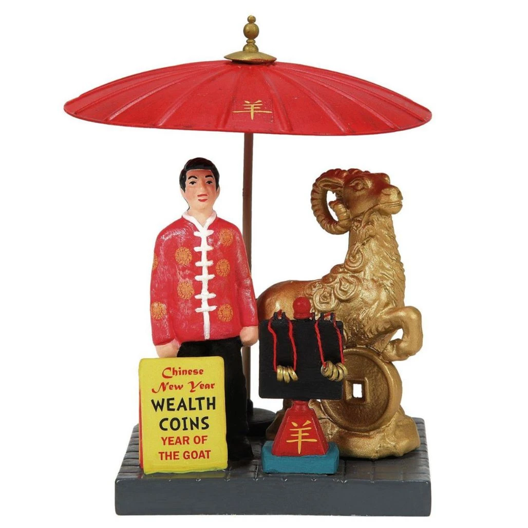 Department 56 - Christmas In The City - Luck Necklaces Are The Goat