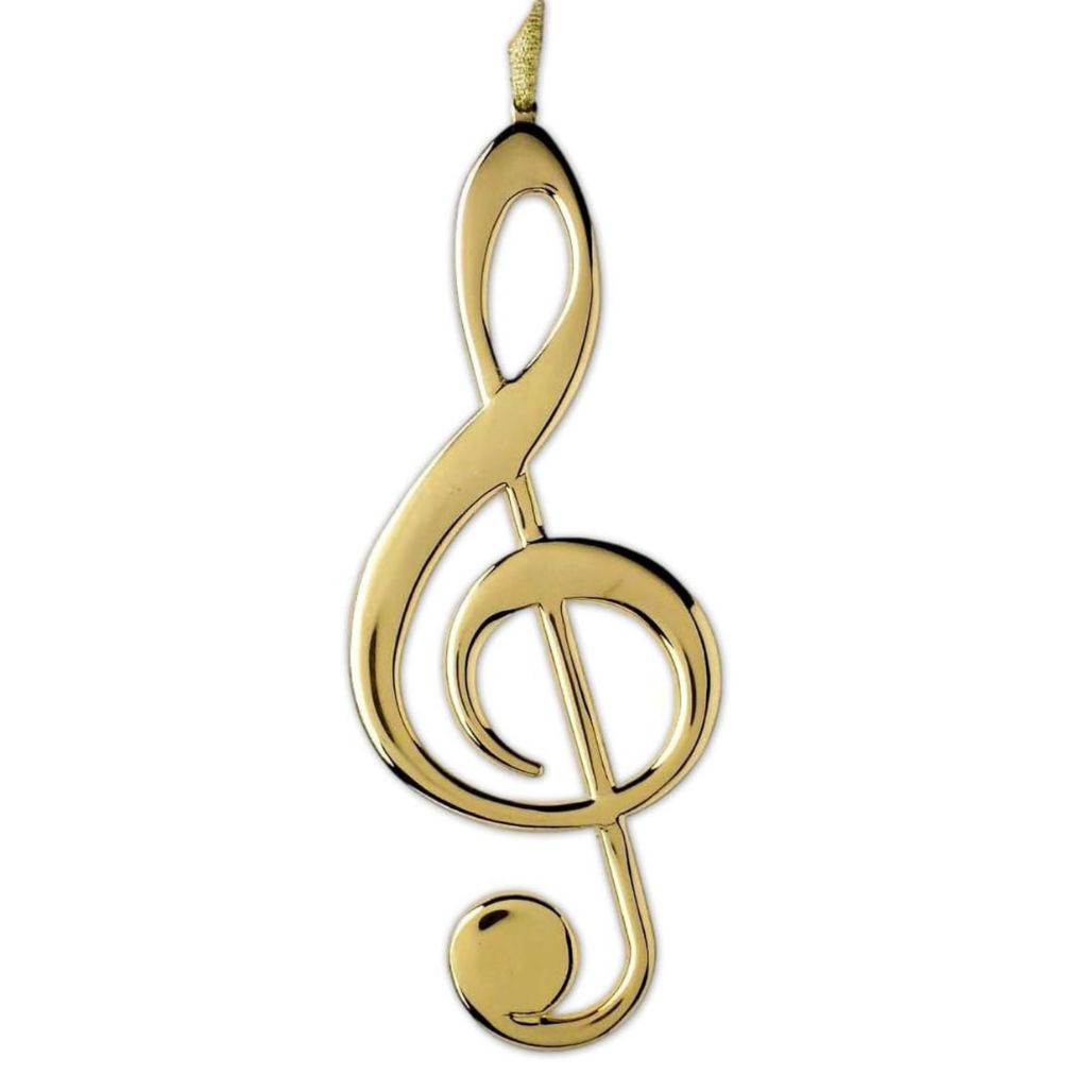 Treble Clef Ornament