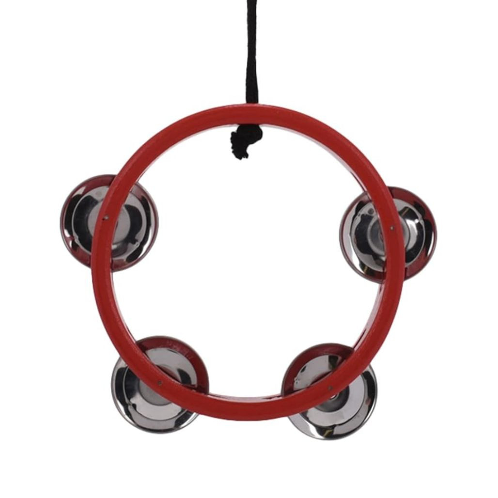Red Tambourine Ornament