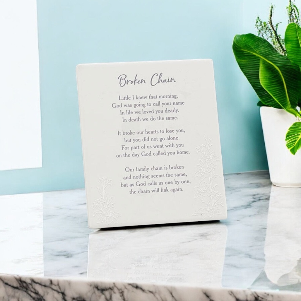 Memorial Wall Plaque w/ Easel - Gift Box