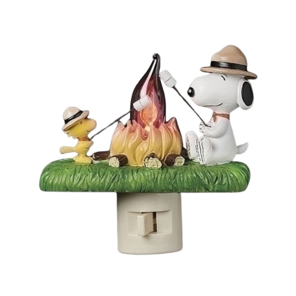 Snoopy Woodstock Campfire Nite Lite