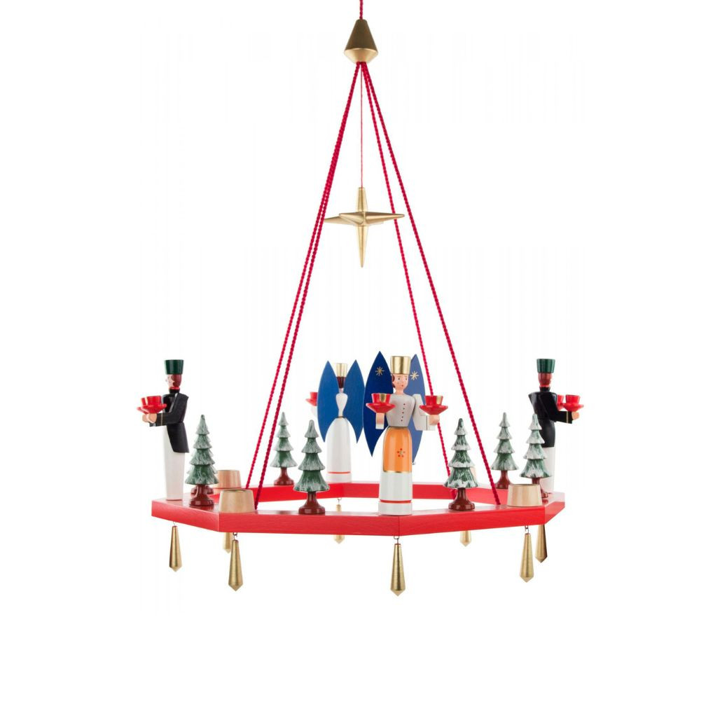 Dregeno Chandelier with Angel and Miner