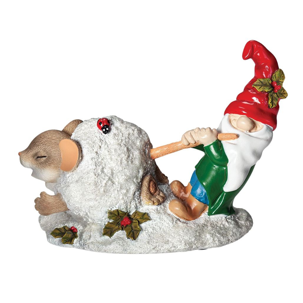 Charming Tails - Mouse & Gnome Figurine
