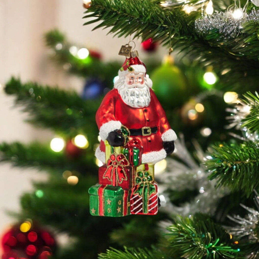 Special Delivery Santa Ornament