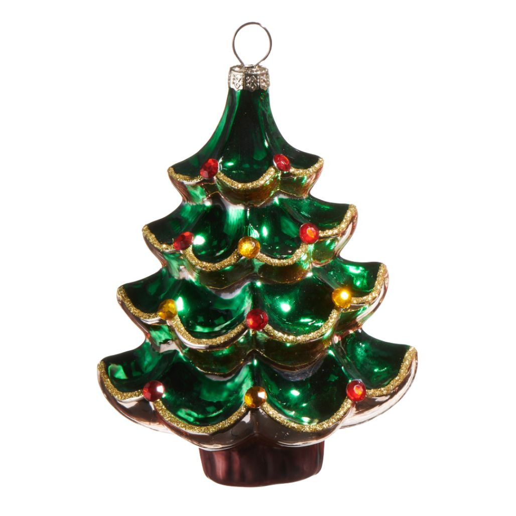Green Vintage Tree Ornament