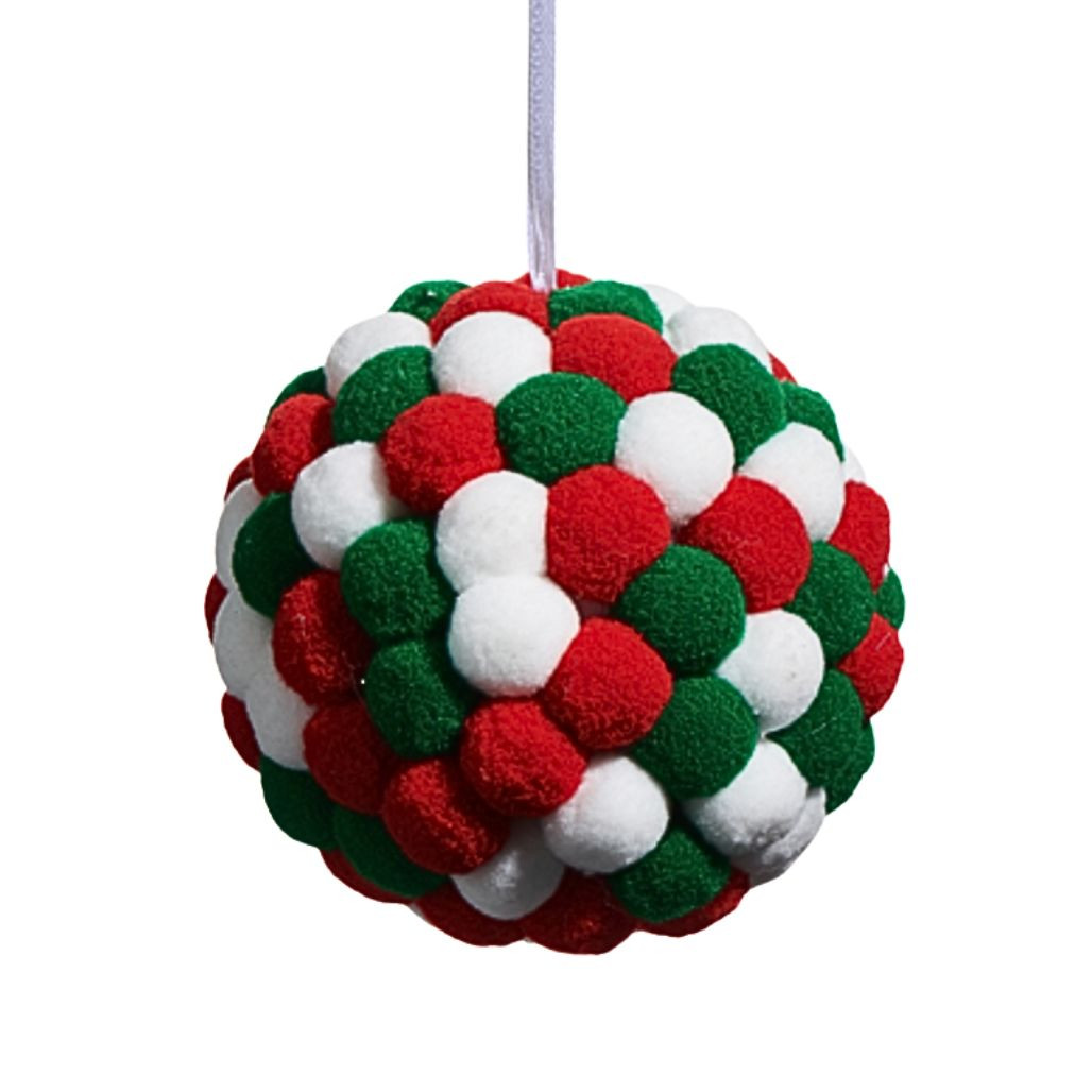 Pom Pom Ball Ornament