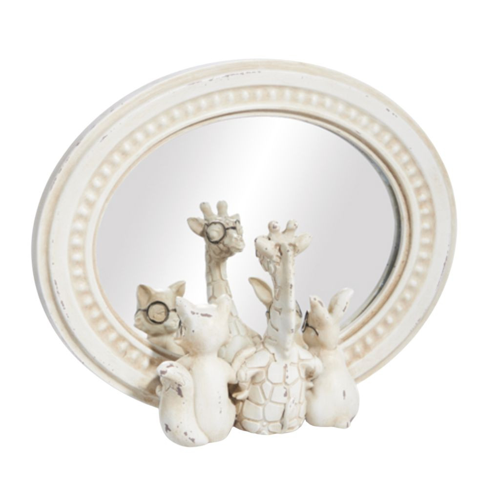 Critter Friends with Glasses Mirror Décor