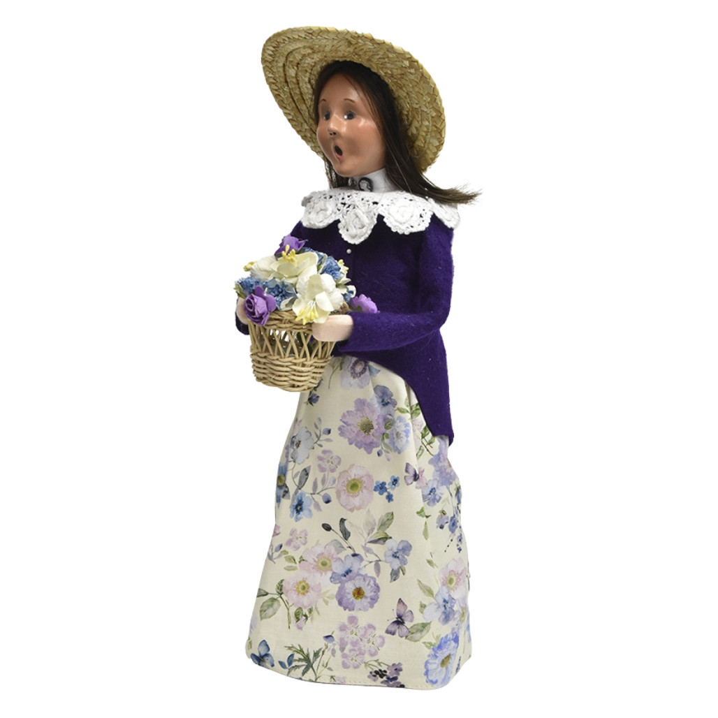 Byers' Choice - Woman with Flowers Caroler