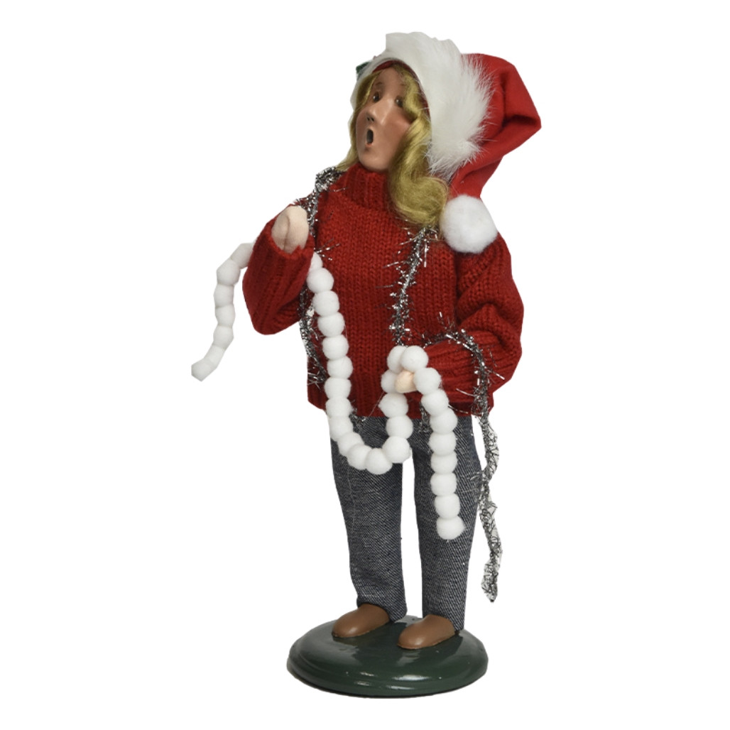 Byers' Choice - Decorating Family Girl Caroler