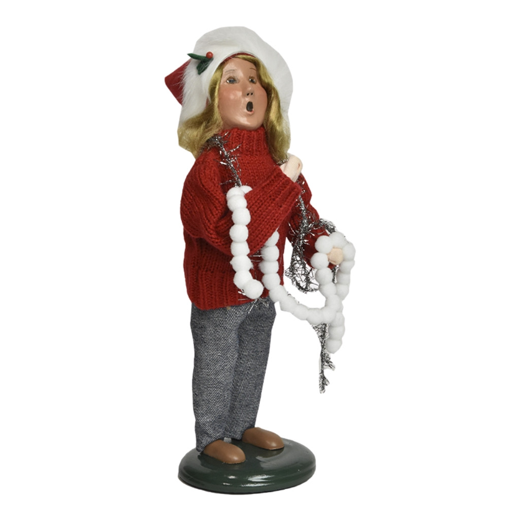 Byers' Choice - Decorating Family Girl Caroler