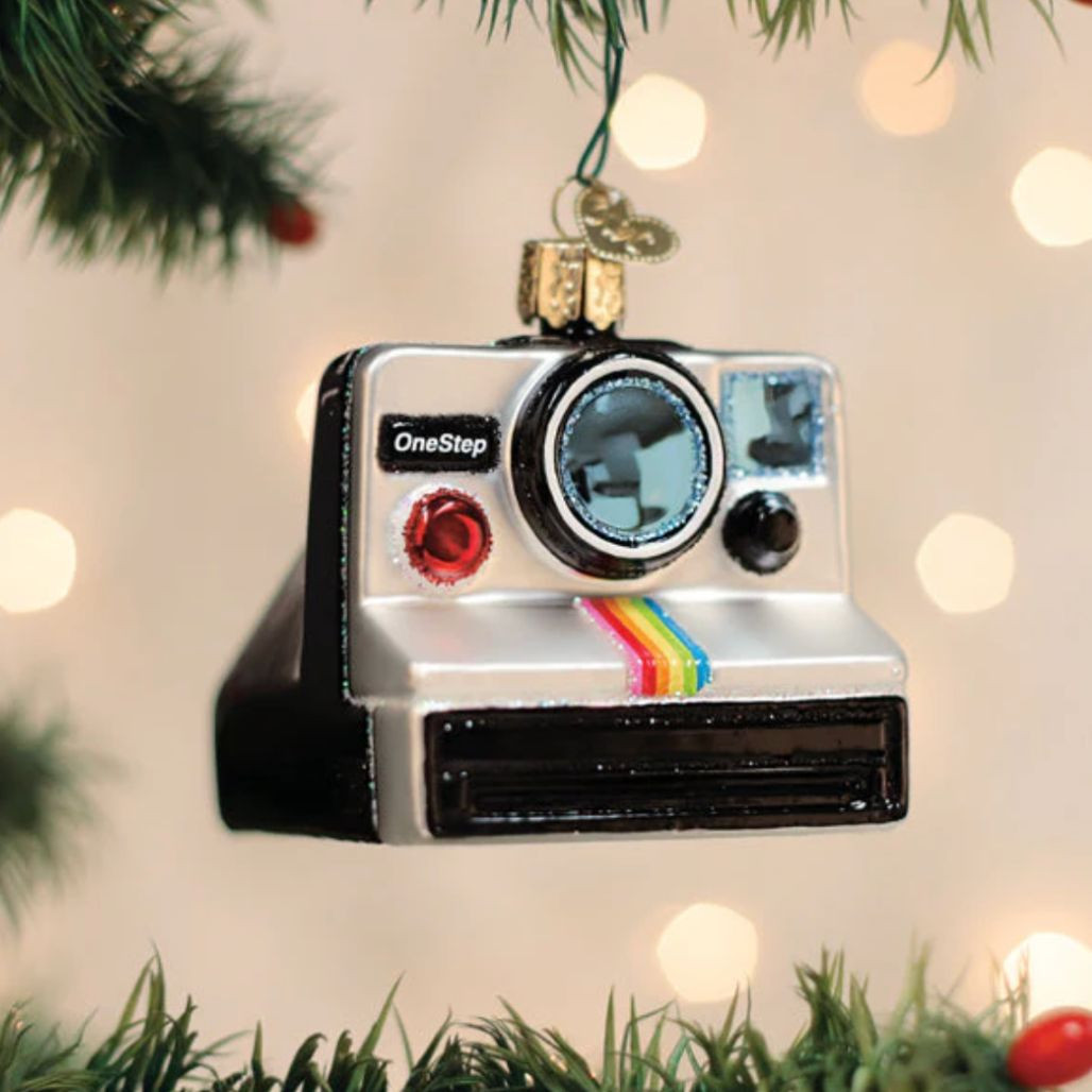 Polaroid OneStep Camera Ornament
