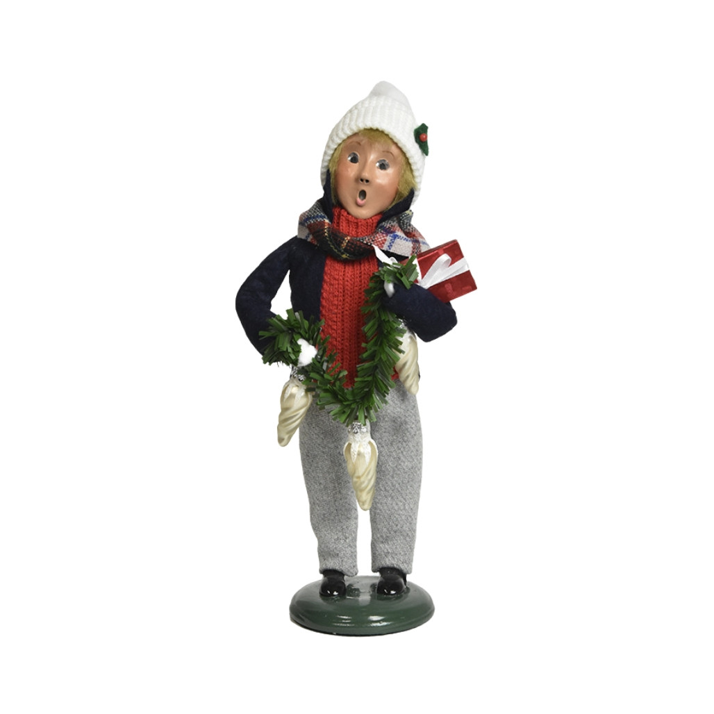 Byers' Choice - Ornament Family Boy Caroler