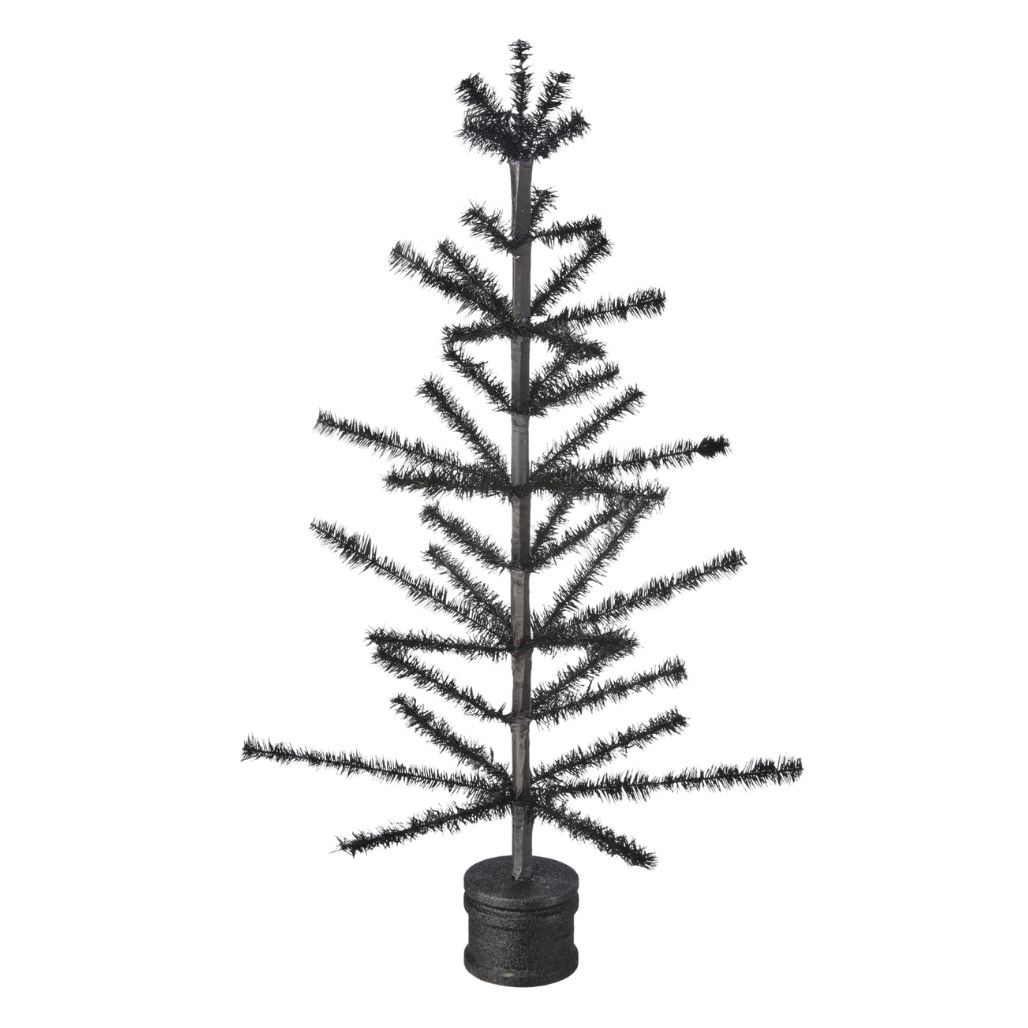 Halloween Black Feather Tree