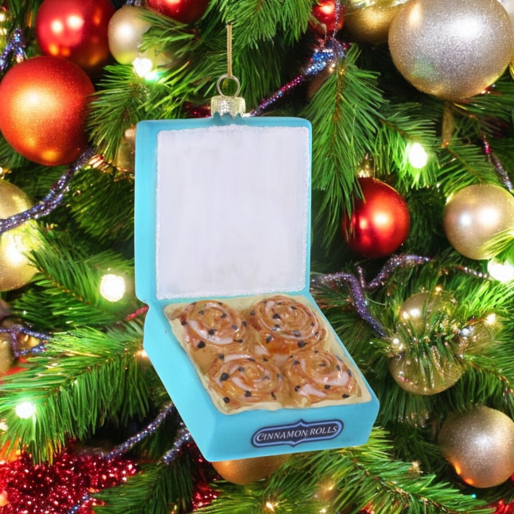Cody Foster & Co Box Of Cinnamon Rolls Ornament