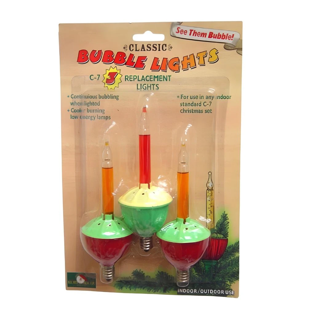 Bubble Lights Replacement Pack of 3