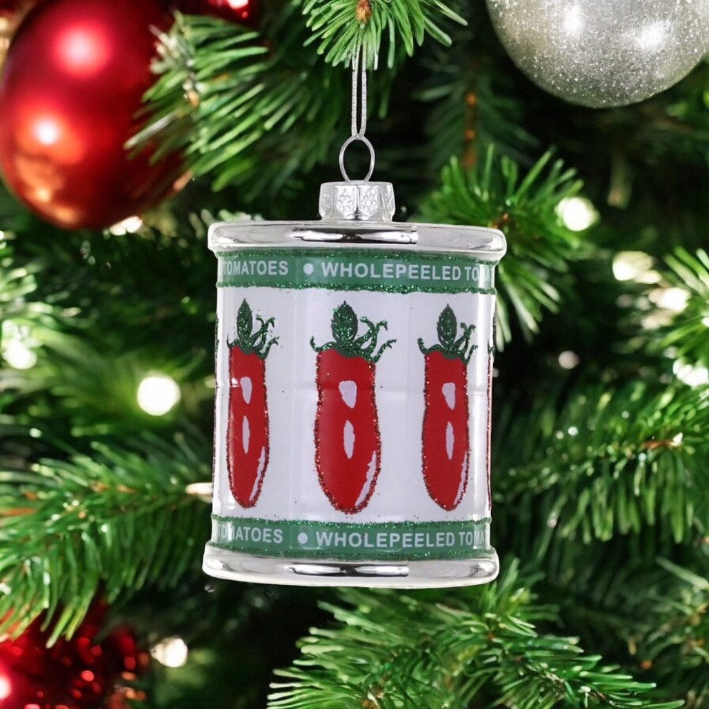Cody Foster Whole Peeled Tomato Can Ornament