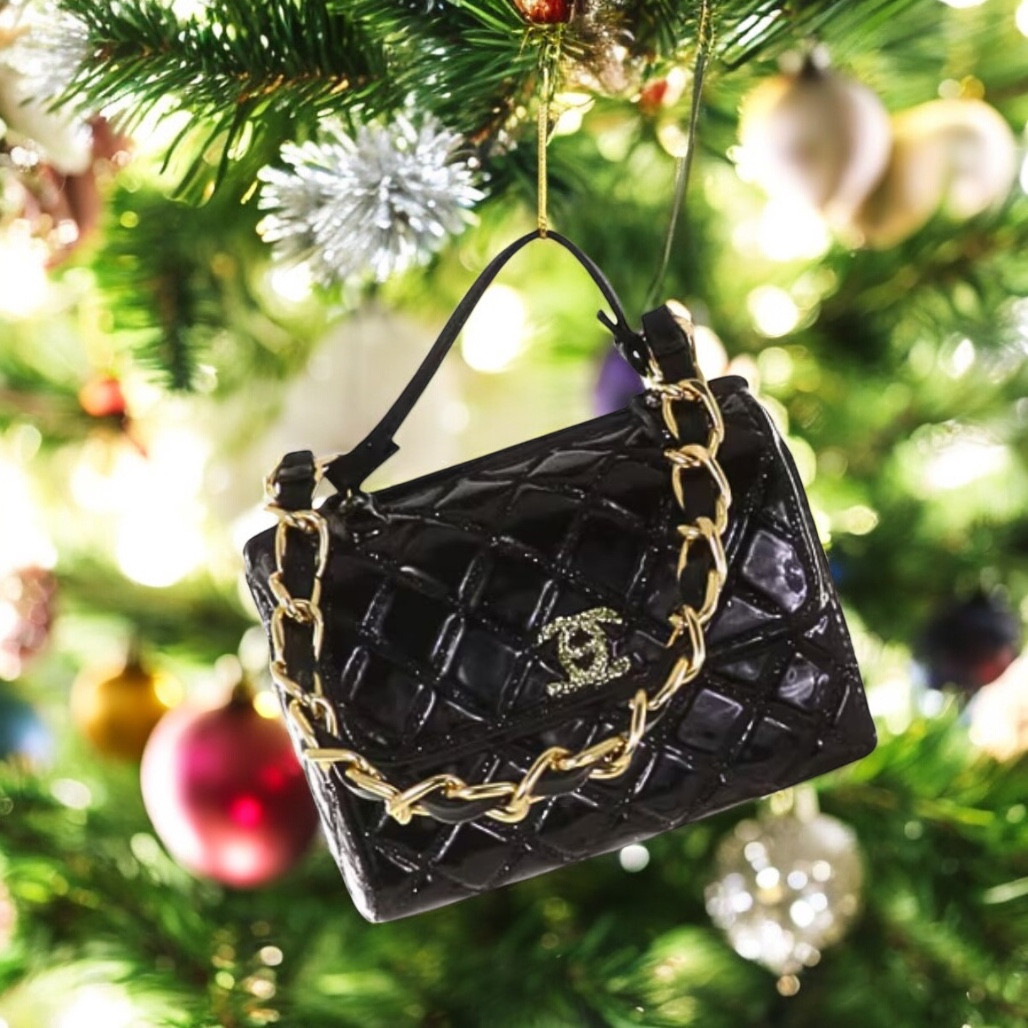 Cody Foster Black Purse Ornament