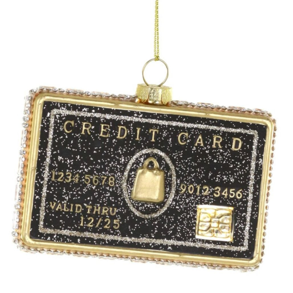 Cody Foster Black Credit Card Ornament