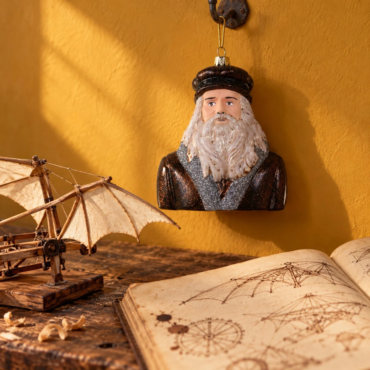 Cody Foster Leonardo Da Vinci Ornament