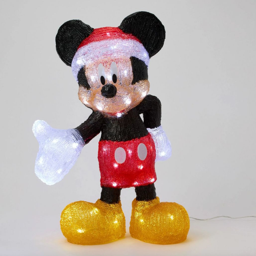 20 Inch Mickey Mouse Lighted Christmas Statue