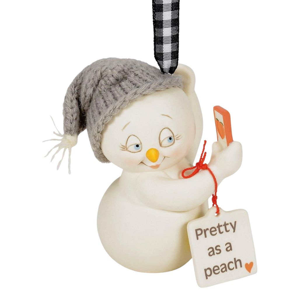 Snowpinions - Pretty as a Peach Ornament