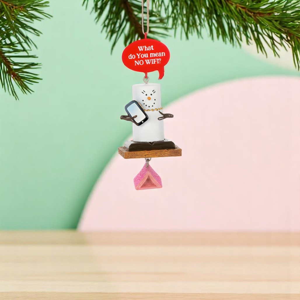Smores Glamping No WiFi Ornament