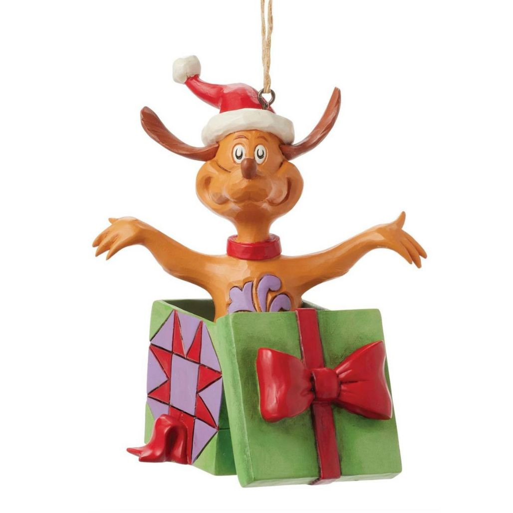 Jim Shore - Dr. Seuss - Max in Present Ornament