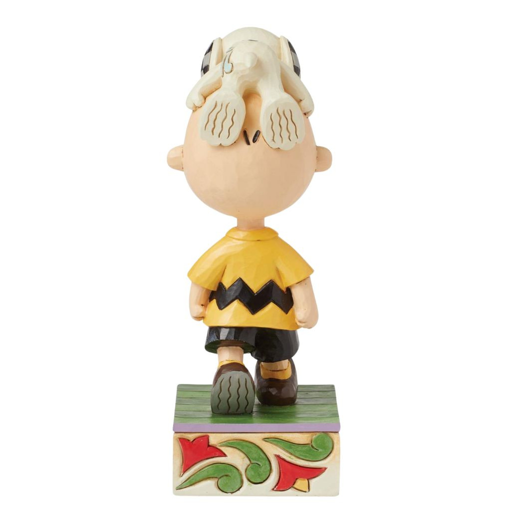 Jim Shore - Peanuts - Snoopy on Charlie Brown Figurine