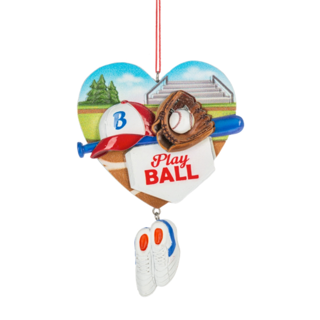 Play Ball Baseball Ornament