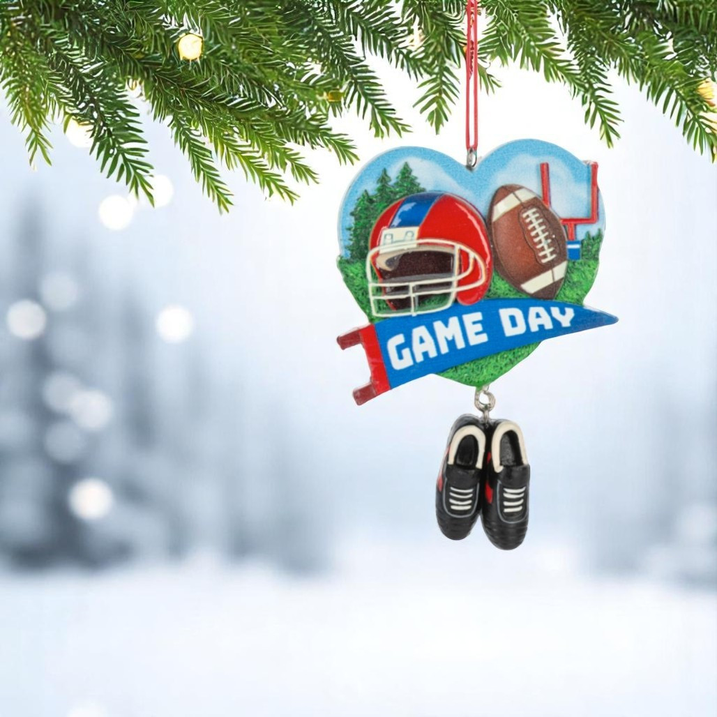 Game Day Football Ornament