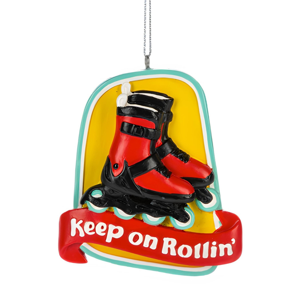 Keep on Rollin Rollerblade Ornament