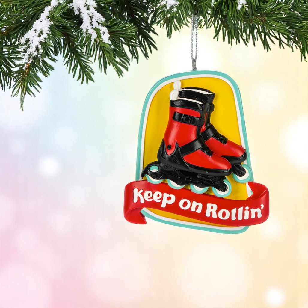 Keep on Rollin Rollerblade Ornament