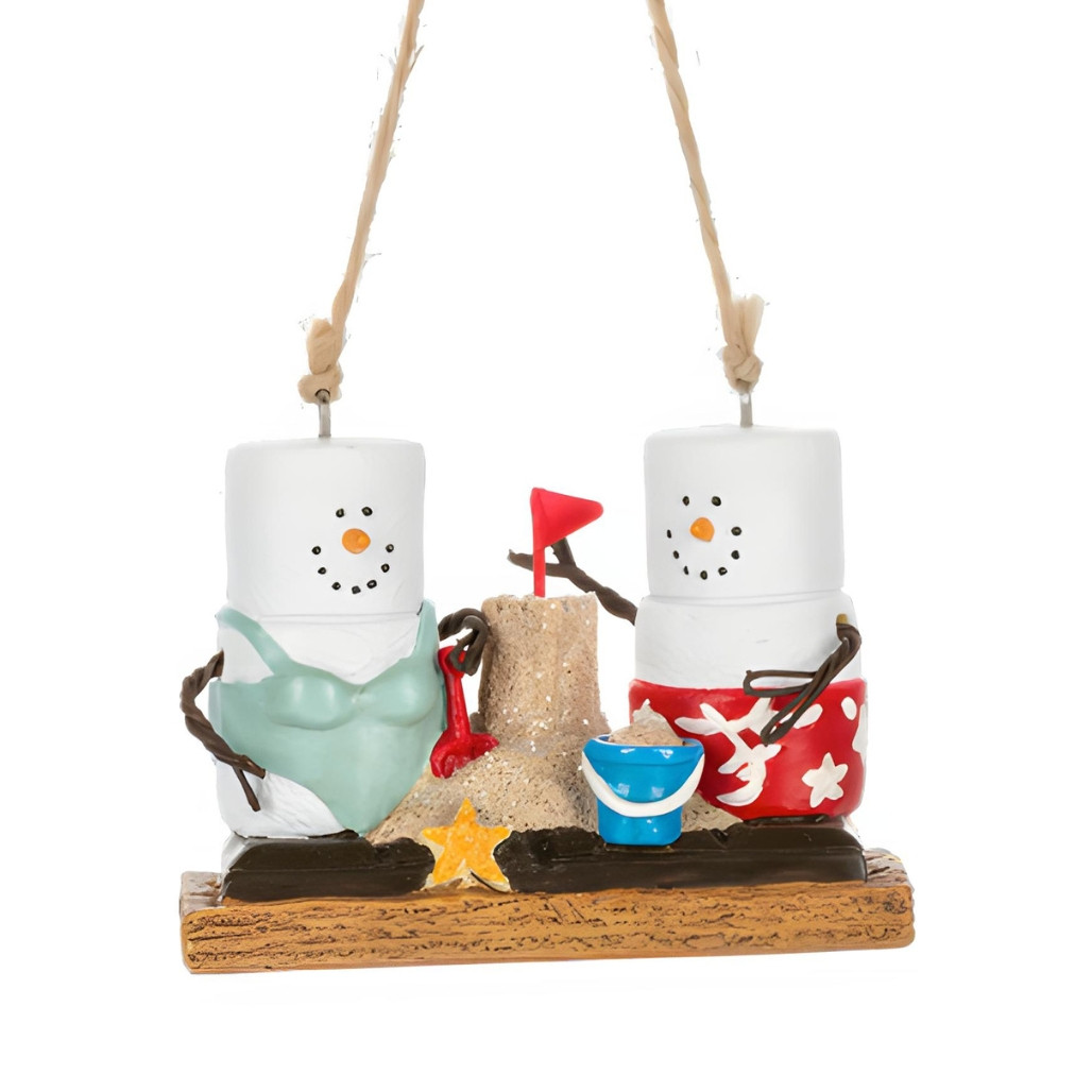 Smores Sand Castle Ornament