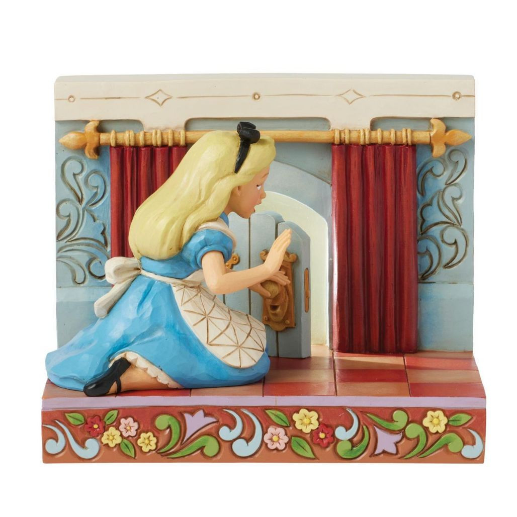 新品　Disney Traditionsアリスイン ワンダーランド LED ドア Jim Shore - Disney Traditions - Alice in Wonderland LED Door Figurine